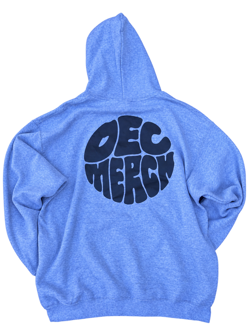 Bubble Logo — Periwinkle Hoodie
