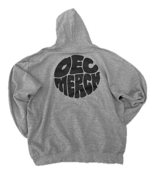 Bubble Logo — Grey Hoodie