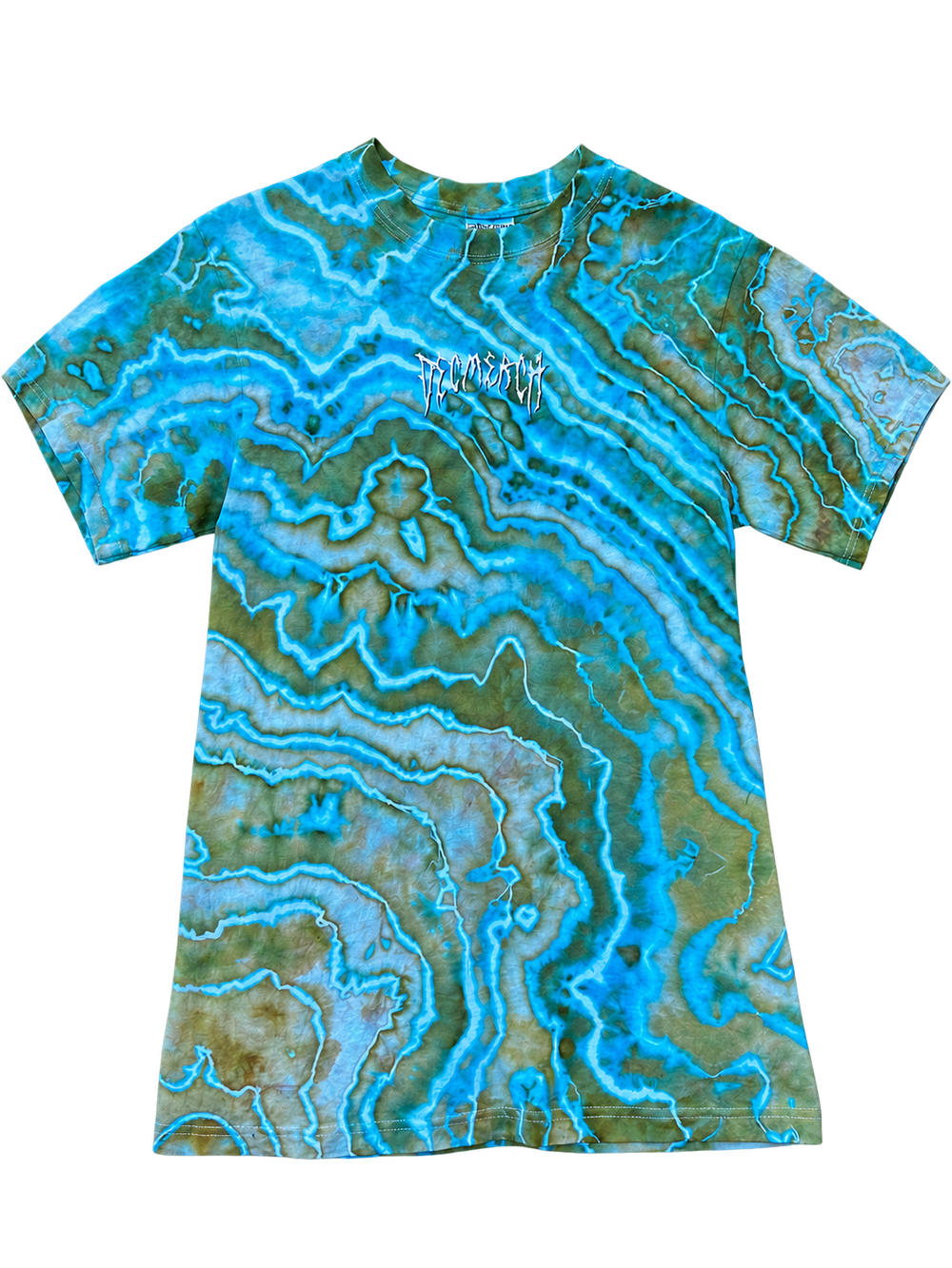 Metal Logo — Turquoise Geode Tee