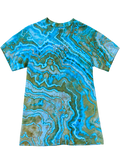 Metal Logo — Turquoise Geode Tee