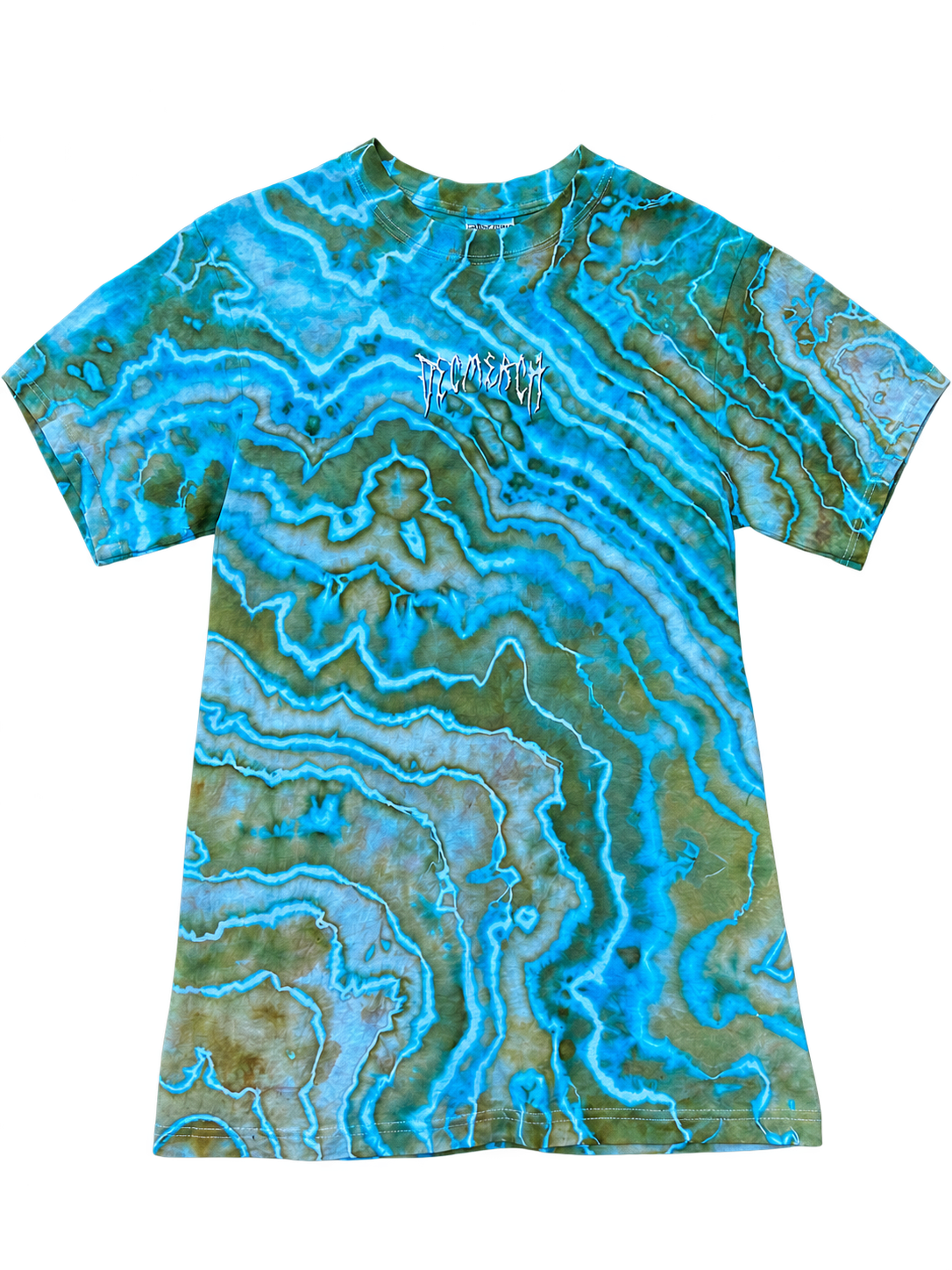 Metal Logo — Turquoise Geode Tee