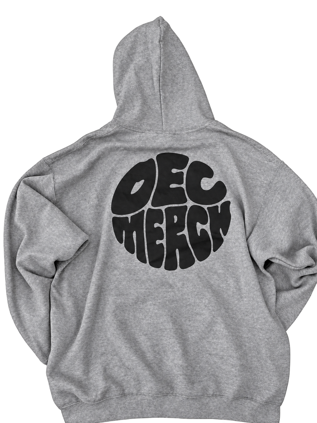 Bubble Logo — Grey Hoodie
