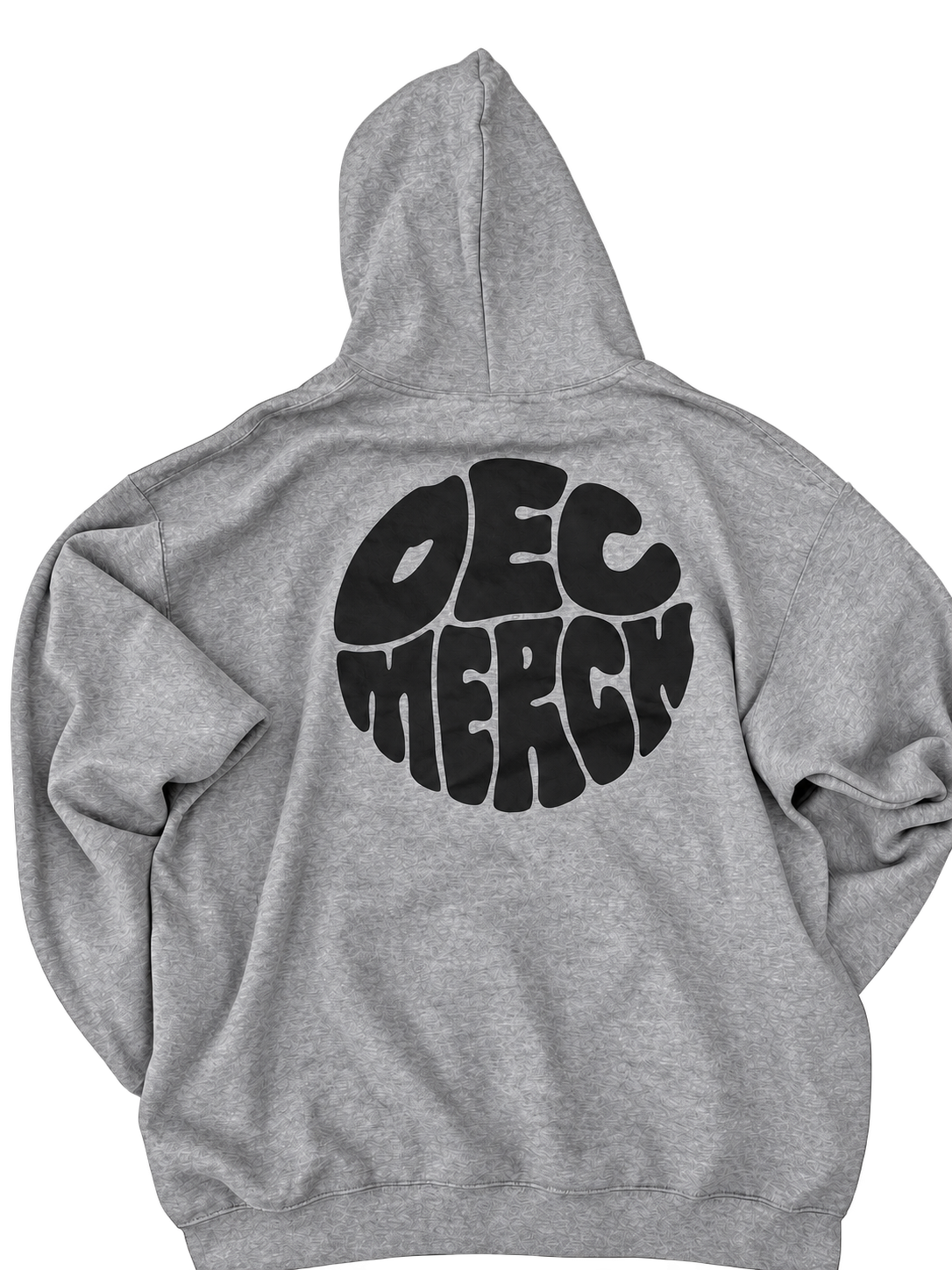 Bubble Logo — Grey Hoodie