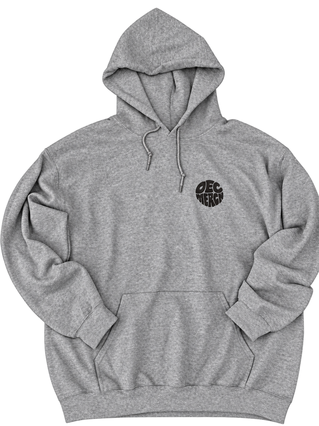 Bubble Logo — Grey Hoodie