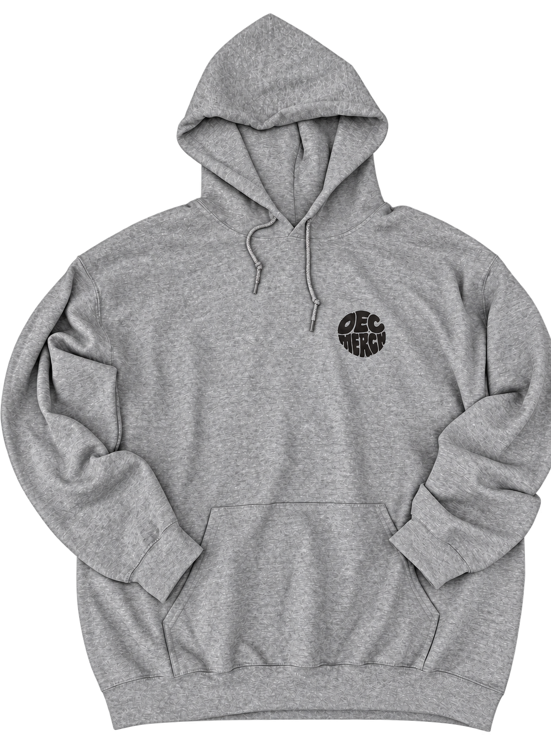 Bubble Logo — Grey Hoodie