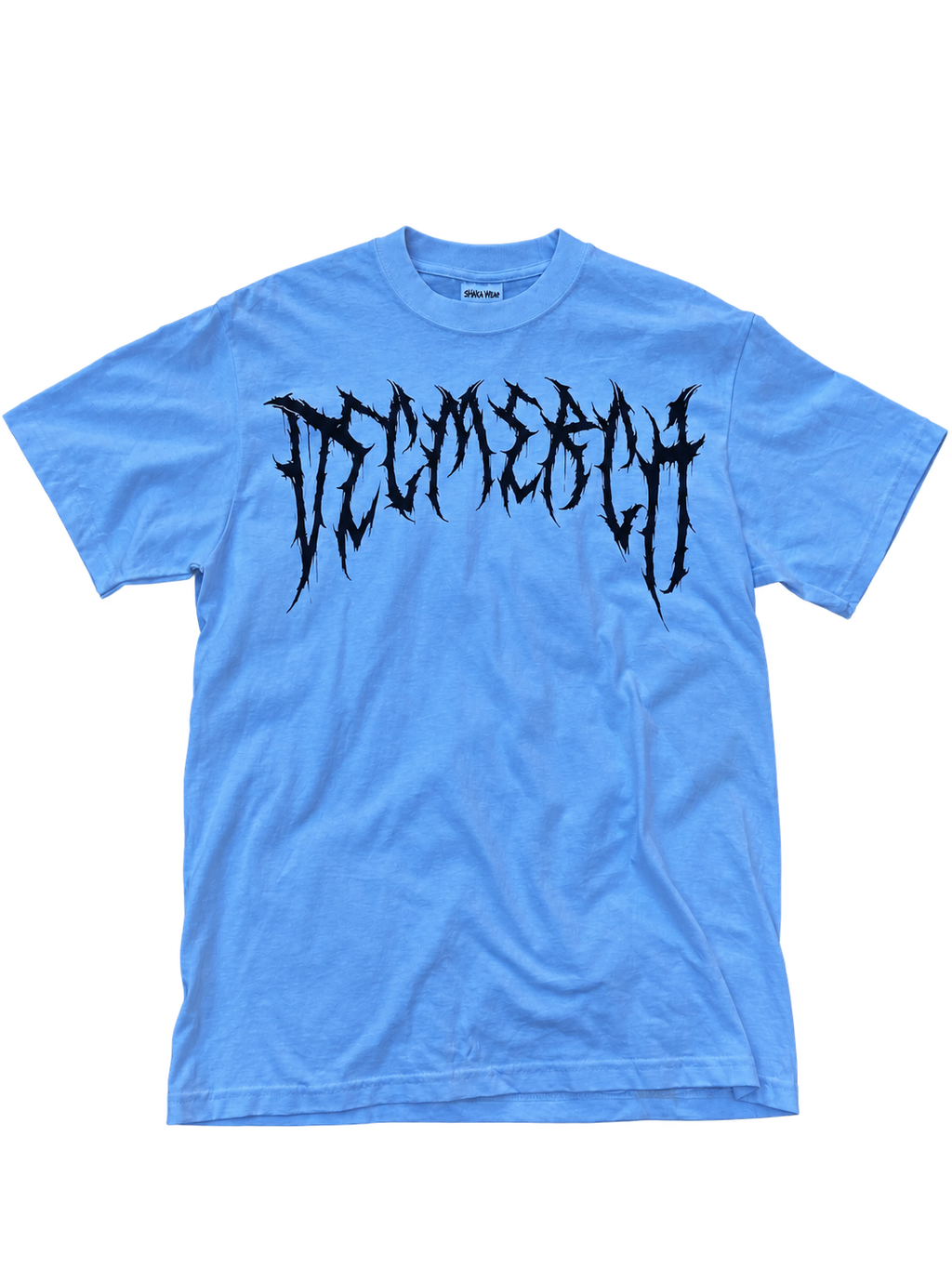 Metal Logo — Sky Blue Tee