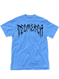 Metal Logo — Sky Blue Tee