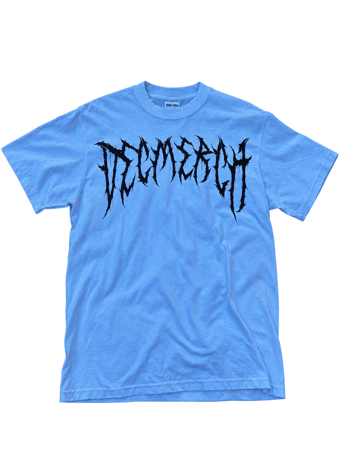 Metal Logo — Sky Blue Tee