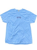 Skull Wave — Sky Blue Tee